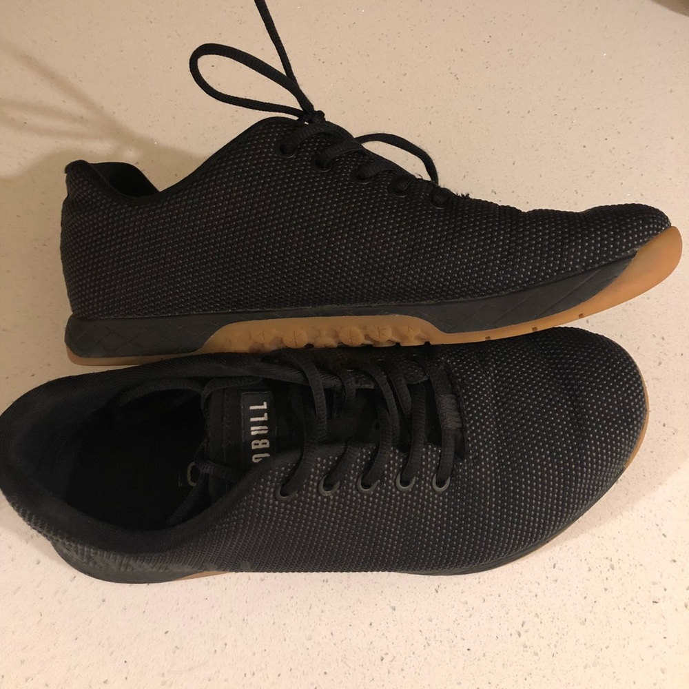 Nobull black and gum trainers 10.5